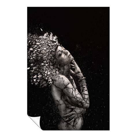 Panther Print Shattered Naked Woman No Frame Photograph Wayfair Co Uk