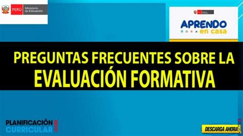 Preguntas Frecuentes Sobre La EvaluaciÓn Formativa Planificacion