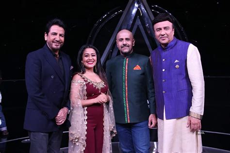 Gurdas Maan With Neha Kakkar Vishal Dadlani And Anu Malik On The Sets