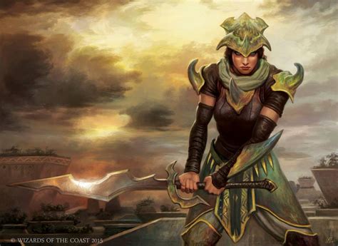 Dromoka Warrior Mtg Art From Dragons Of Tarkir Set By Zack Stella Art