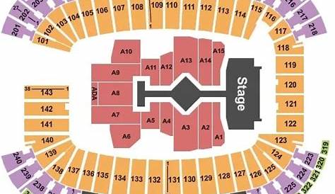 gillette seating chart taylor swift
