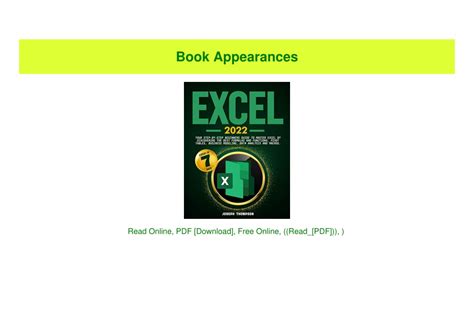 Ppt Read Excel 2022 Your Step By Step Beginners Guide To Master