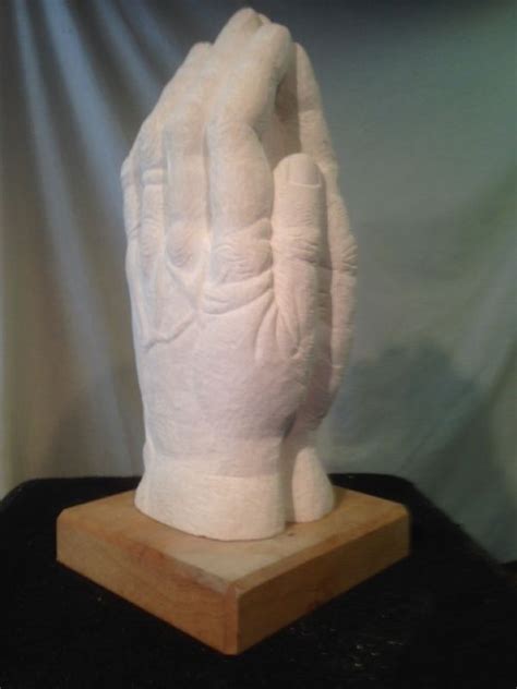 Praying Hands Big Carved Stone Statues Sculptures Carvings By Simon
