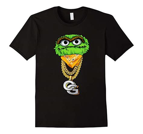 Original Og Oscar The Grouch Gangster T Shirt Fl