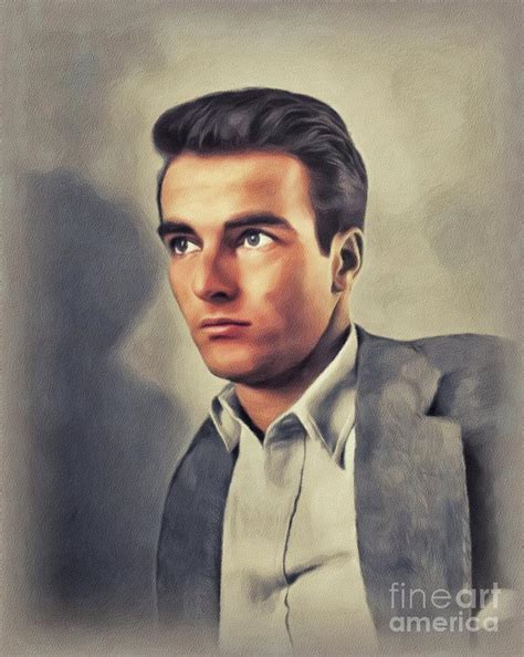 Montgomery Clift Vintage Actor Painting By Esoterica Art Agency Fine