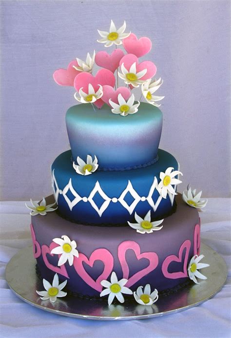 Colorful Wedding Cakes Food And Drink