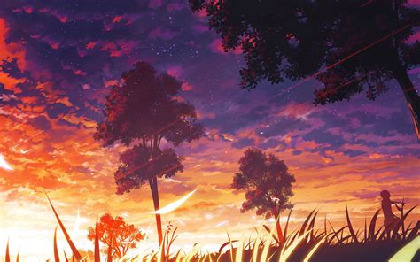 Anime Summer Sunset Images Summer Background 3 Pinterest Anime