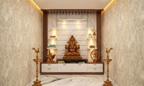Marble Pooja Room Designs For Your Home Designcafe
