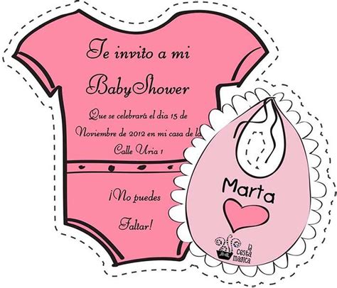Invitaciones De Baby Shower Para Imprimir