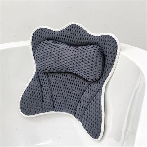 4d Breathable Mesh Butterfly Bath Bathtub Pillow Quick Drying Anti Bacterial Tool Relaxing