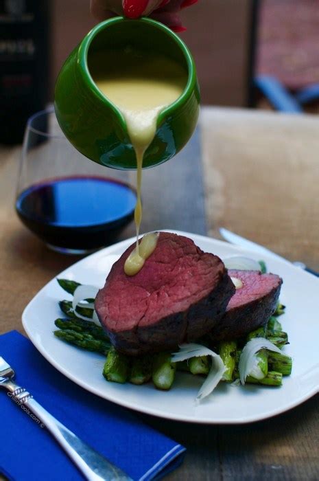 Over medium low heat, add all the sauce ingredients into a small pot and mix gently until the butter melts. Beef Tenderloin with a Beurre Blanc Sauce | GrillinFools