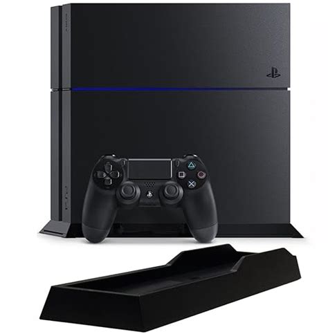 Playstation 4 Jet Black Cuh 1200ab01 ＆vertical Stand