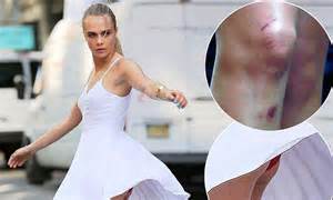 Cara Delevingne Offers A Glimpse Of Her Skimpy Underwear Daily Mail