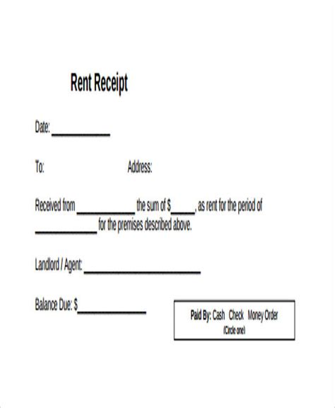 Start date mar 17, 2014. FREE 12+ Rent Receipt Forms in PDF | Excel | MS Word