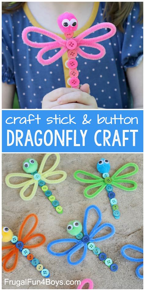 Adorable Dragonfly Craft Frugal Fun For Boys And Girls