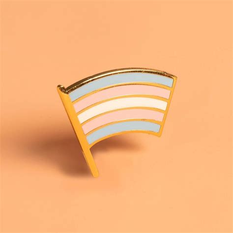 Trans Pride Flag Pin Dissent Pins
