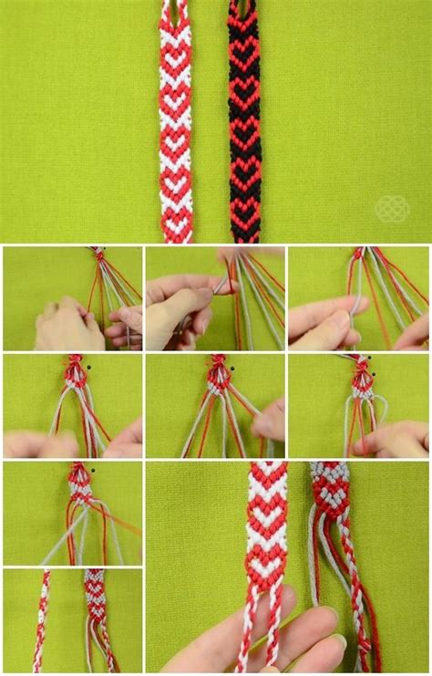 How To Make Heart Friendship Bracelet Diy Bracelets Easy Friendship Bracelets Diy Yarn Bracelets