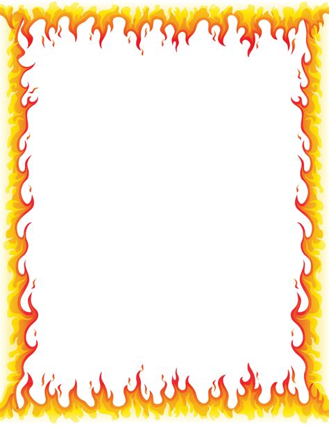 Diya Flame Clipart Border