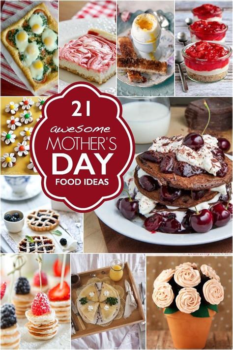 Raise a glass with a gift set starring red, white or sparkling wine. 21 Awesome Mother's Day Food Ideas | Mothers day dinner ...
