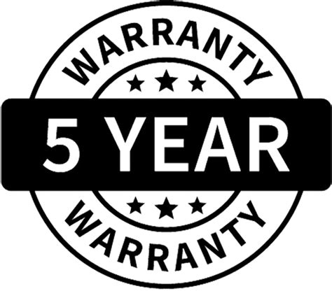 Download Warranty Included 1 Year Warranty Logo Png Image With No