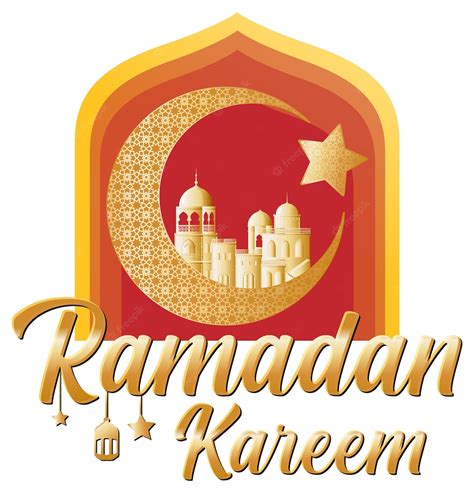Free Vector Ramadan Kareem Poster Vector