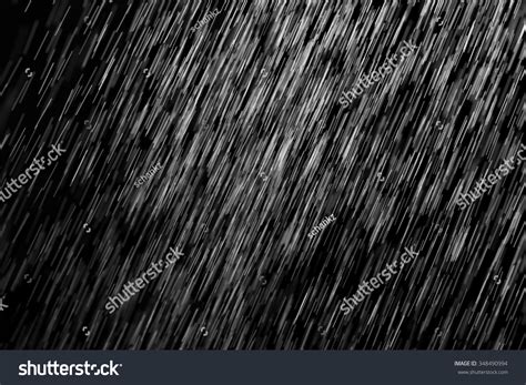 Rain On Black Background Stock Photo 348490994 Shutterstock