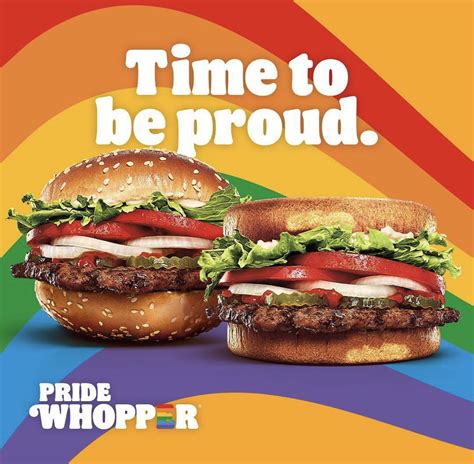 Burger King Debuts ‘pride Whopper With Two Top Or Two Bottom Buns