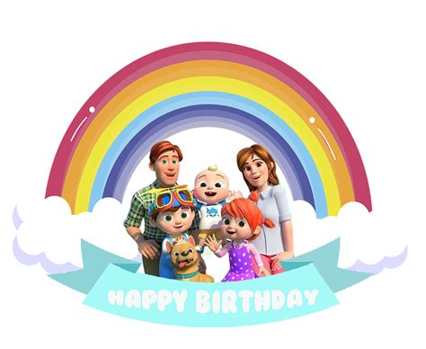 7 Rainbow Baby Cocomelon Birthday Invitation Templates Artofit
