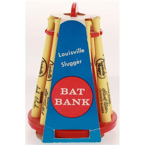 This baseball bat is ideal for home defense. Vintage Louisville Slugger "Baseball Bat" Piggy Bank ...