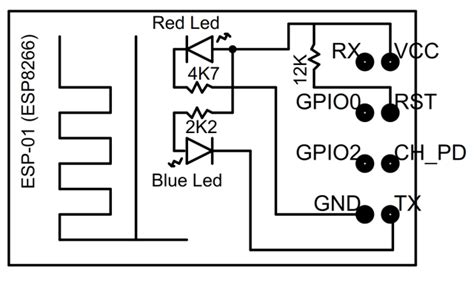 Esp 01 And Esp 01s How Program And Use The Pins And Leds