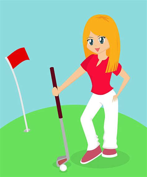 Royalty Free Women Golf Clip Art Vector Images And Illustrations Istock