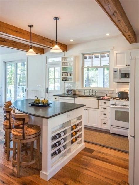 Custom kitchen islands for small kitchens can be portable with a butcher. Beautiful Triangular Kitchen Island | Kitchen design small ...