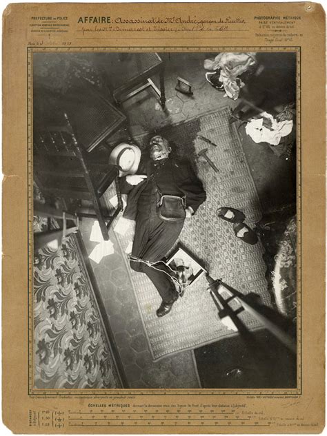 Exposure Crime Scene In Paris Photographed By Alphonse Bertillon