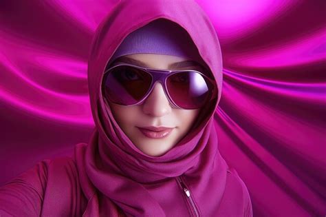 premium ai image embracing virtual reality arab muslim woman engaged in vr experience