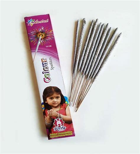15 Cm Color Sparklers Sivakasi Co Crackers