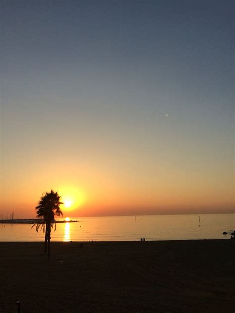 Sunrise At Barcelona Beach