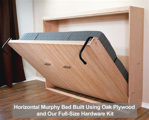 Queen Size Murphy Bed Hardware Kit Horizontal Sideways Easy Diy