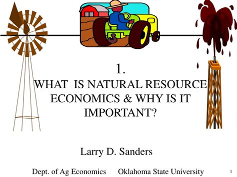 Ppt 1 What Is Natural Resource Economics And Why Is It Important