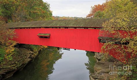 Narrows Covered Bridge Parke County Indiana 91 Photograph By Steve