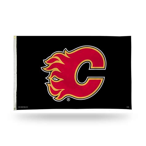 3x5′ Calgary Flames Flag Flag Corps Inc Flags And Flagpoles