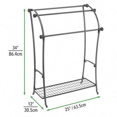 Check out our bath towel rack selection for the very best in unique or custom, handmade pieces from our bathroom shops. mDesign Large Metal Bathroom Towel Rack Holder & Storage ...