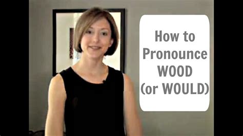 How To Pronounce Wood 🪵 Wʊd American English Pronunciation Lesson