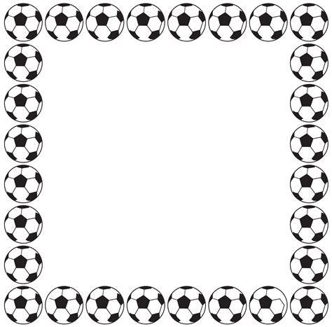 Football Clip Art Borders