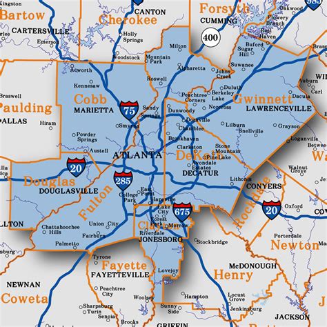 Georgia And Metro Atlanta Aero Atlas Map Books 2019 2020 Atlanta