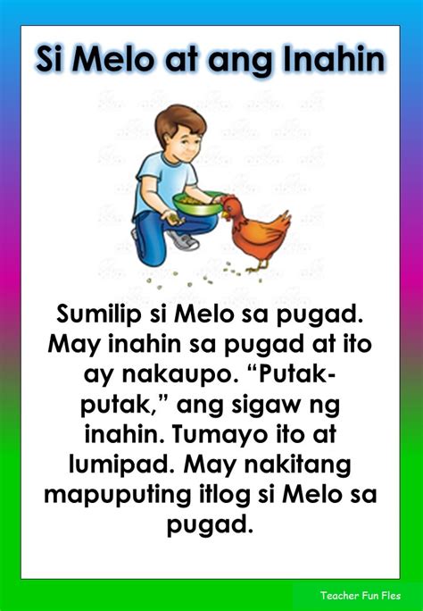 Teacher Fun Files Tagalog Reading Passages 1