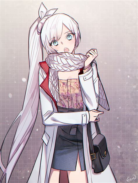 Weiss On Casual Clothing Rwby Know Your Meme Rwby Weiss Fanart