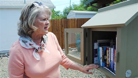Take A Book Leave A Book Little Free Library Opens In Old Town The