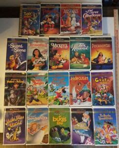 Disney Gold Classic Collection Vhs Lot My Xxx Hot Girl