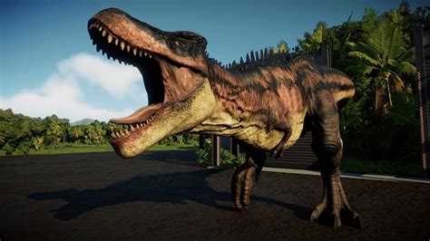 Camp Cretaceous Tarbosaurus New Species Jurassic World Evolution 2 Modding Youtube