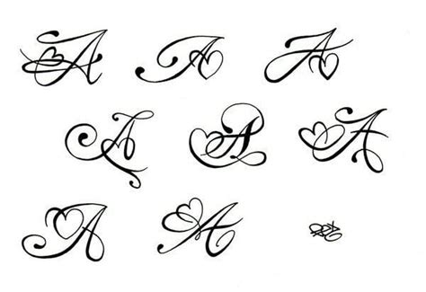 Tattoos With Letters 👉˜°• A •°˜👈 🙂 【le Meilleur De 2023